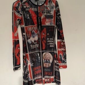 Dollz kill Fear on films mesh dress